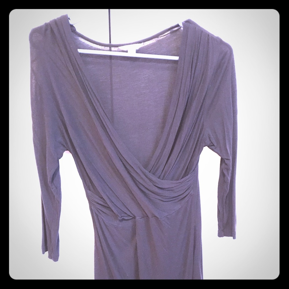 Calvin Klein black wrap top size small